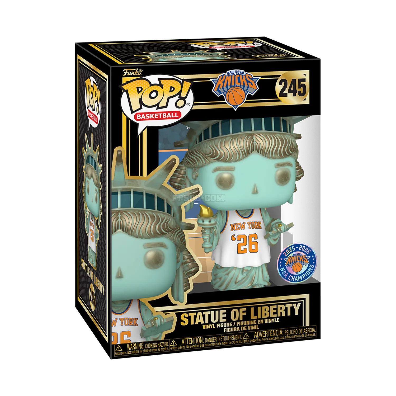 Statue of Liberty (New York Knicks 2026 NBA Champions - Ring Night)